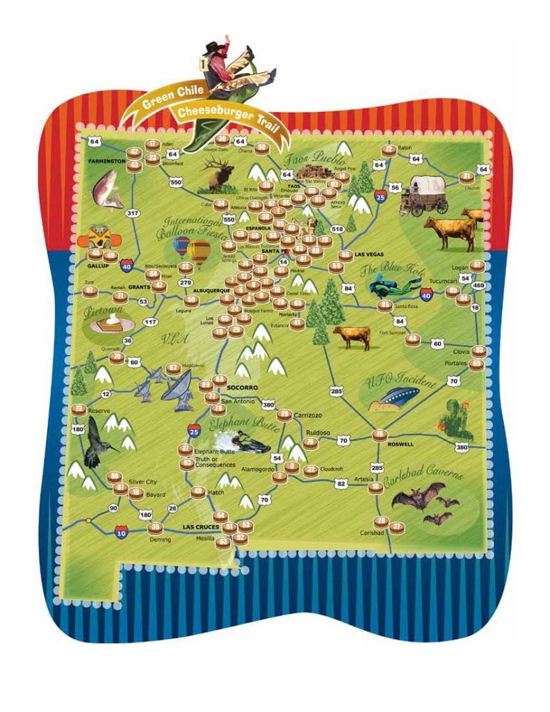 Green Chile Trail Map