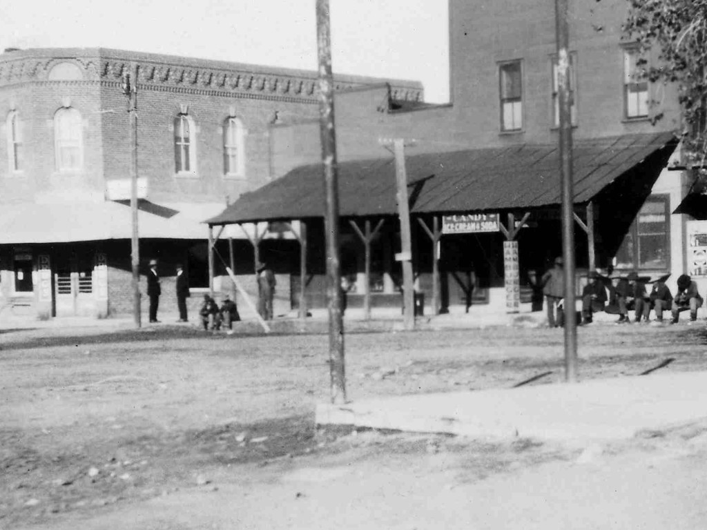 Historic Photo of the East End of the Plaza