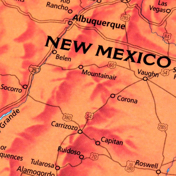 Map of New Mexico