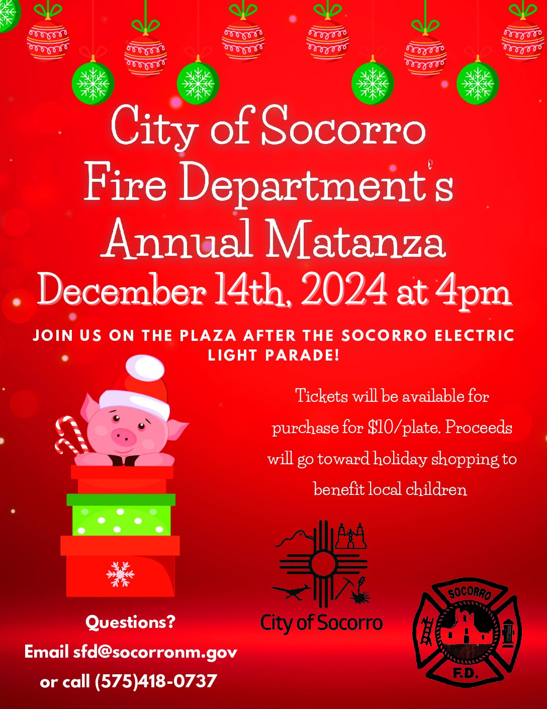 10th Annual Socorro Fire Department Matanza