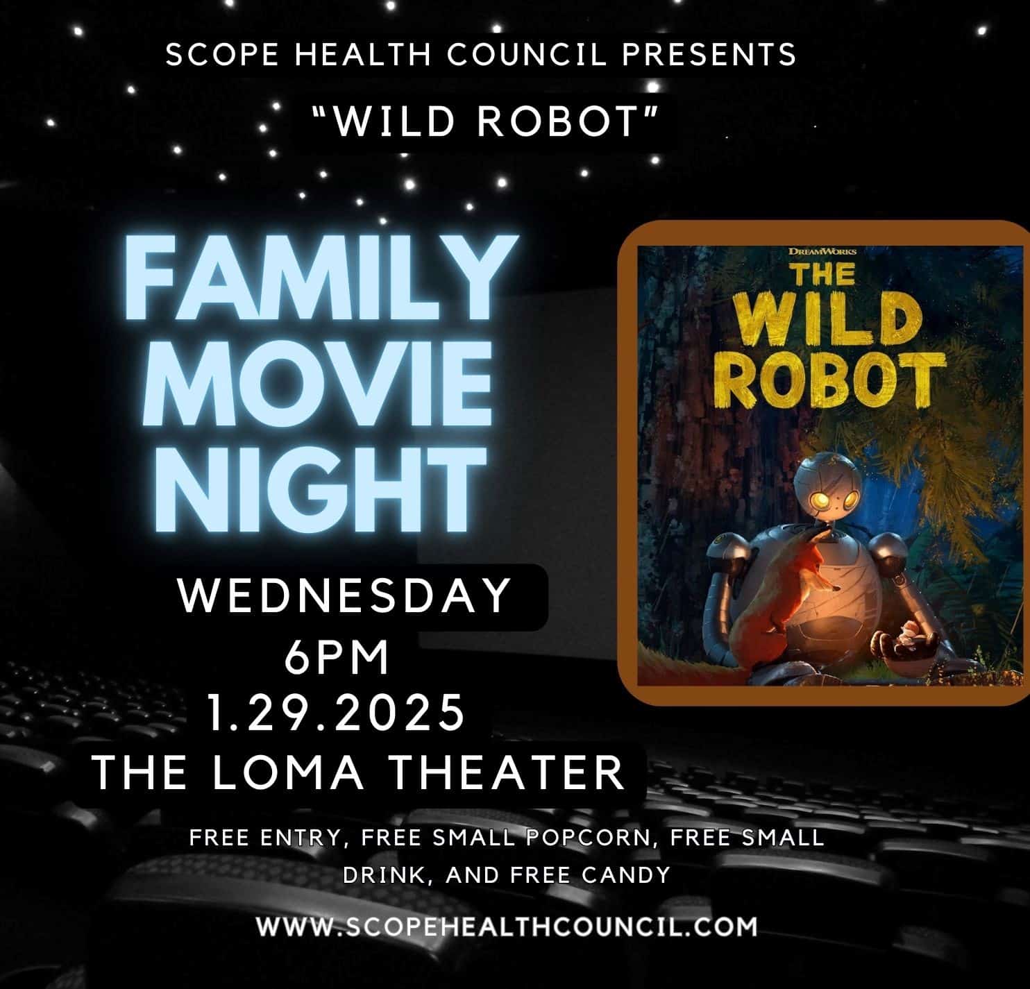 Family Movie Night - The Wild Robot