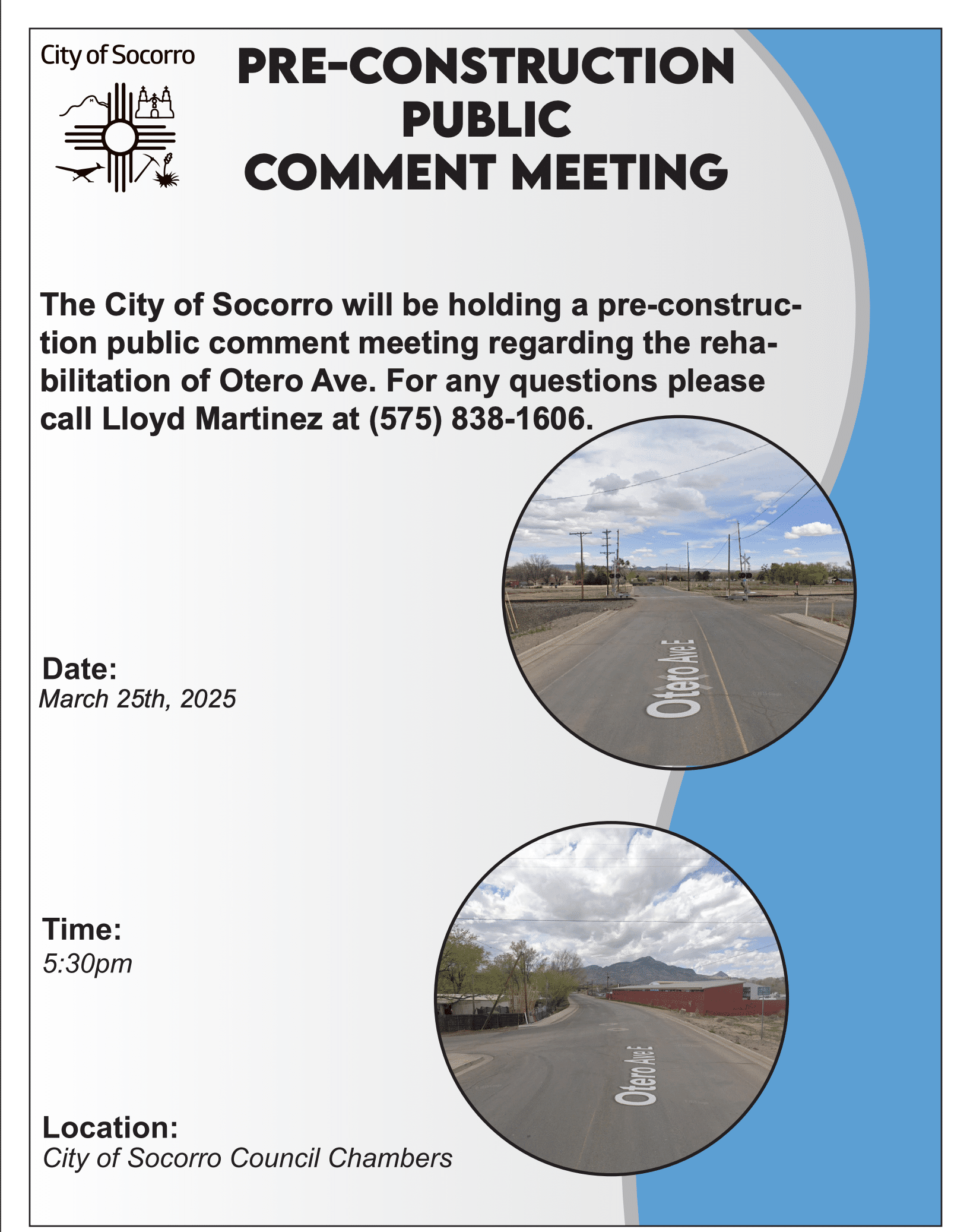 Pre-Construction Public Comment Meeting